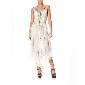 Camilla Cream and Gray Dress